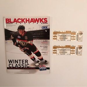 Chicago Blackhawks Official Game Program Magazine Winter Classic Behind Scenes